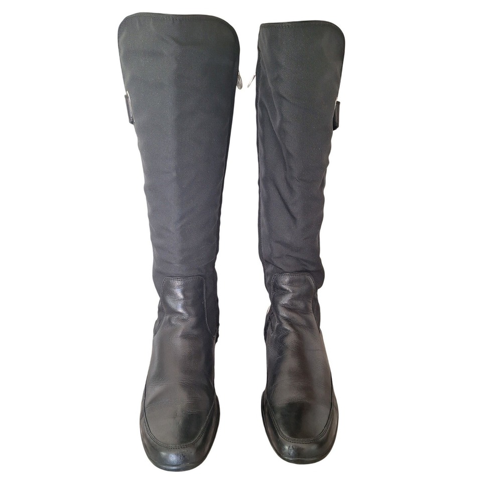 Bally Amelia  Black‎ Tall Boots Women's EU 39.5,US 9 M Designer High Zip